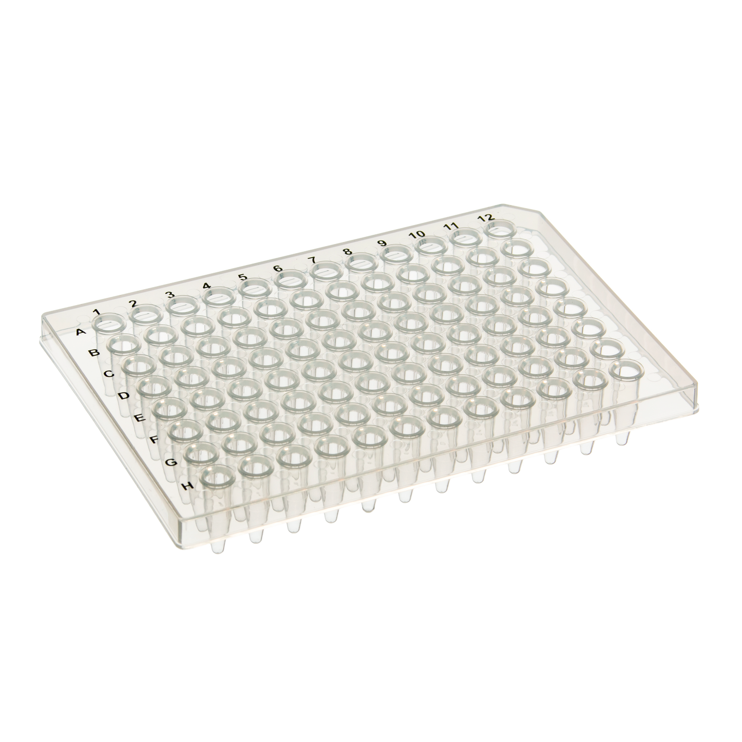 Standard 96-Well PCR Plate, Semi Skirted, Clear